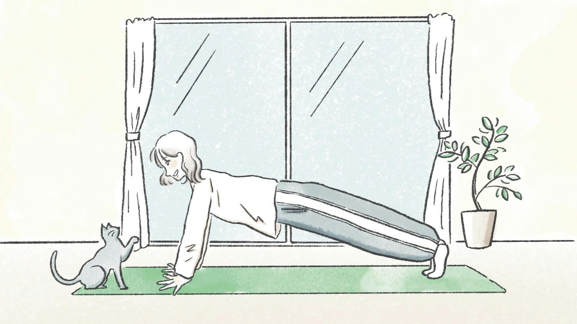 運動不足を自宅で解消するには？室内でできるエクササイズ11選！のサムネイル