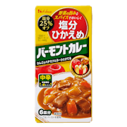 塩分ひかえめ(25%オフ)バーモントカレー ＜中辛＞125g