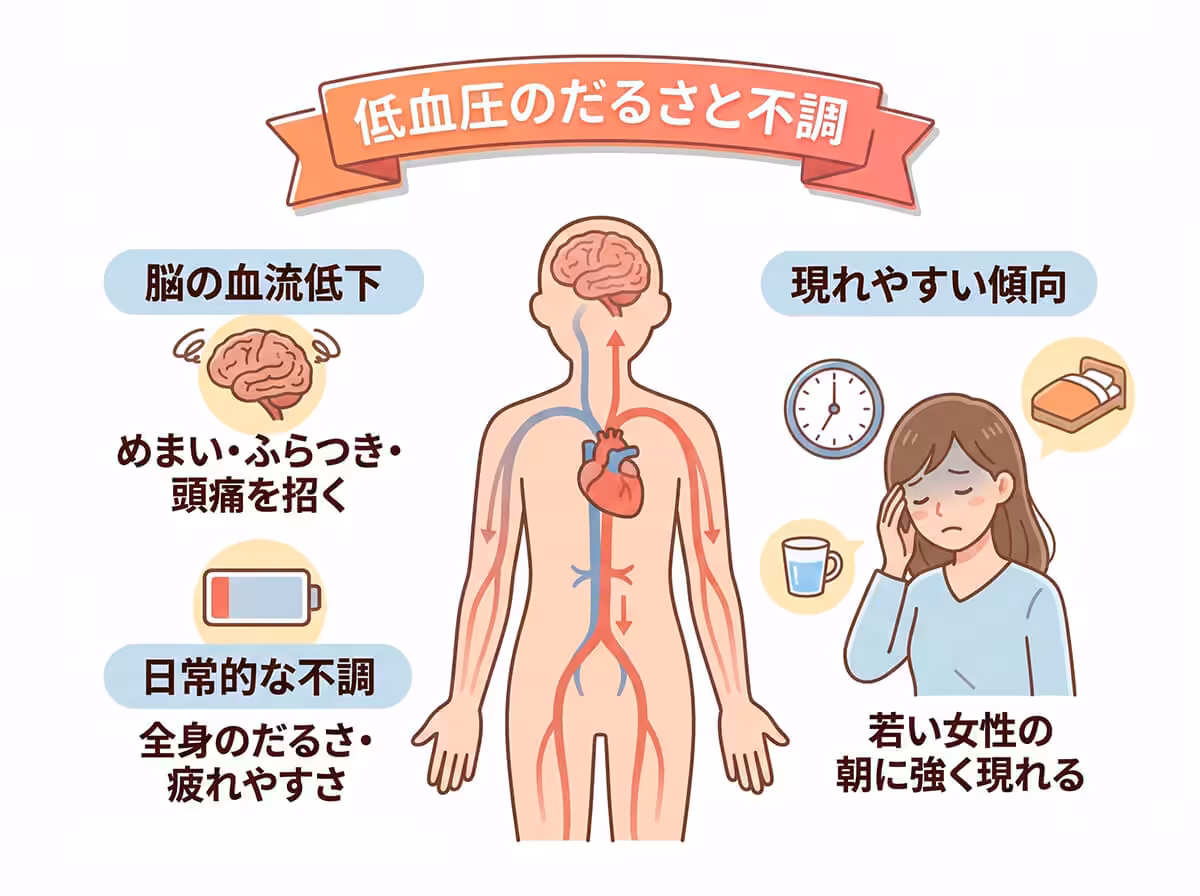 低血圧のだるさと不調