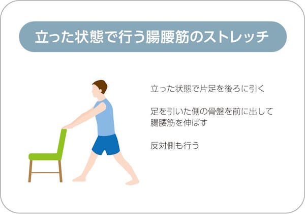 立った状態で行うストレッチ