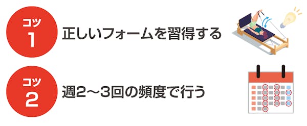 ピラティスの効果を出すためのコツ