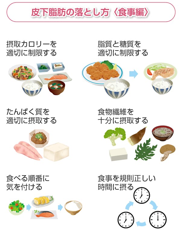 皮下脂肪の落とし方〈食事編〉