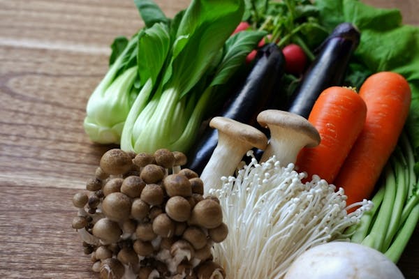 緑黄色野菜ときのこ類