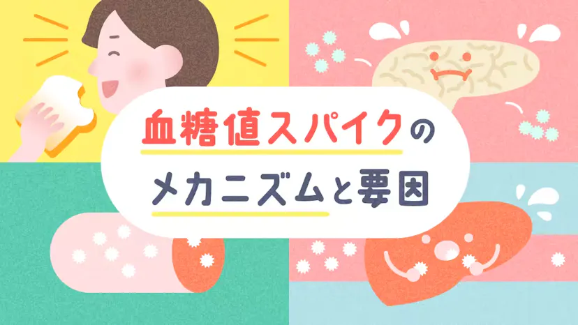 血糖値スパイクのメカニズムと要因のサムネイル