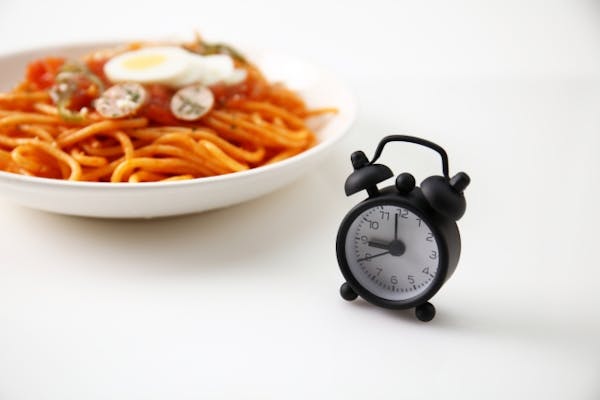 ナポリタンと時計