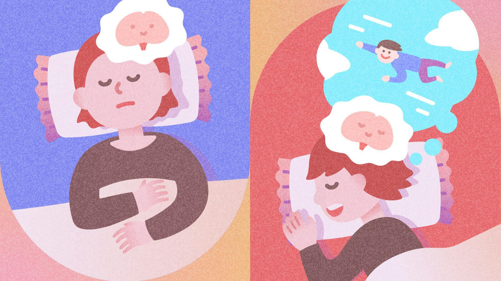 レム睡眠とノンレム睡眠の違いとは？周期や理想の割合を分かりやすく解説のサムネイル