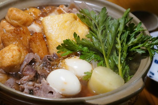 鍋料理に入っている春菊