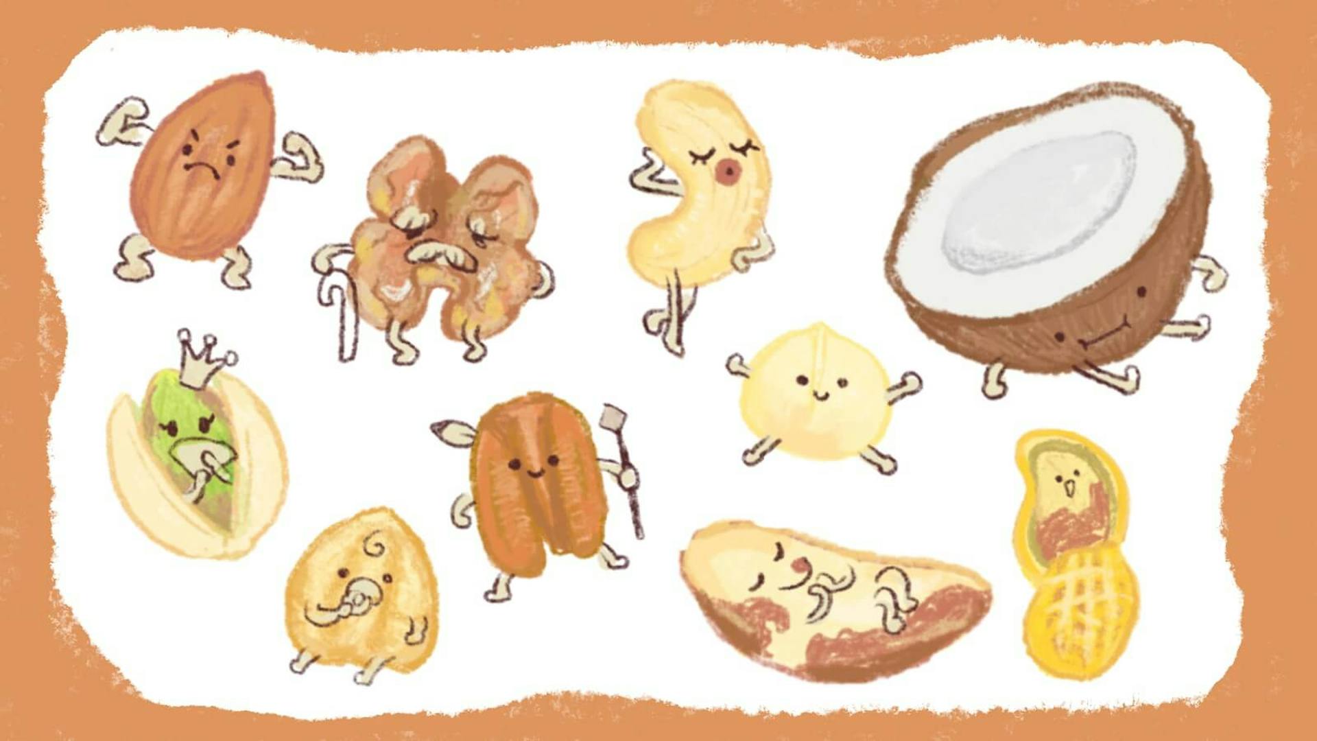 ナッツの種類と栄養素、その効果を徹底解説！食べると太るって本当？のサムネイル