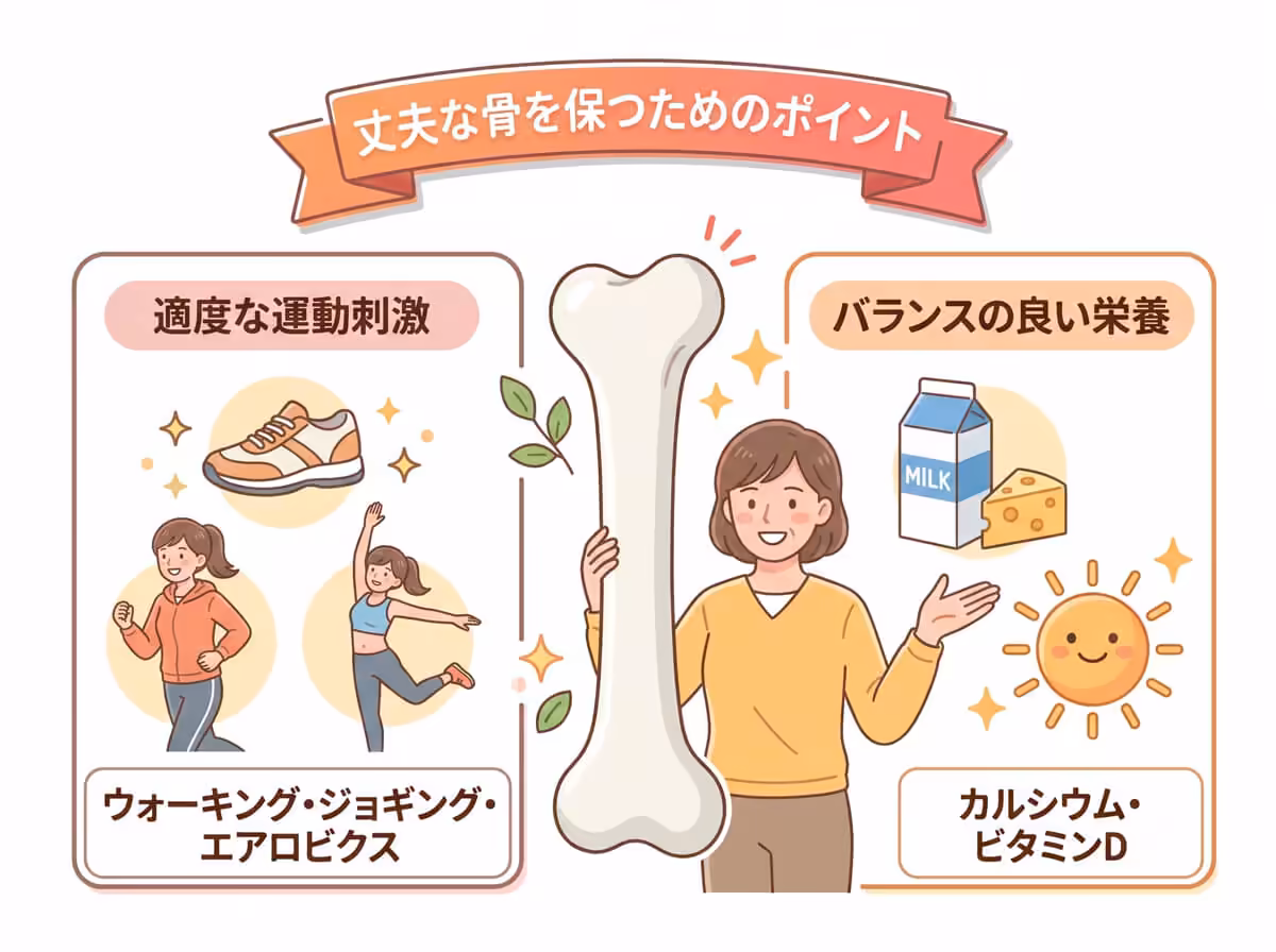 丈夫な骨を保つためのポイント
