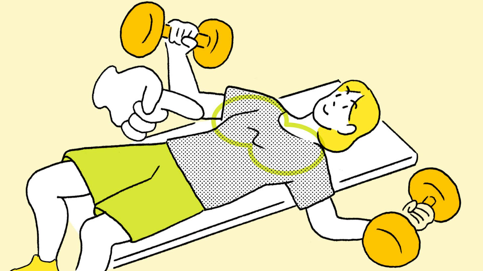 ダンベルで胸筋を鍛えるには？おすすめトレーニングメニュー7選のサムネイル