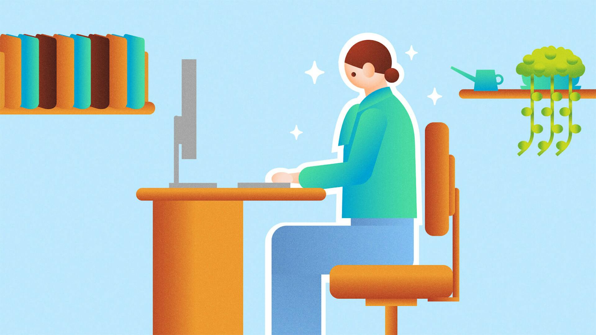 デスクワーク中の正しい姿勢とは？肩こり・腰痛予防のための座り方のサムネイル