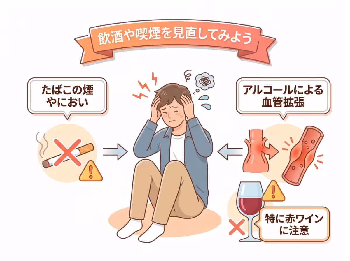飲酒や喫煙を見直してみよう