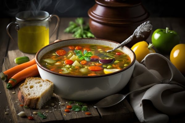 野菜と豆のスープ