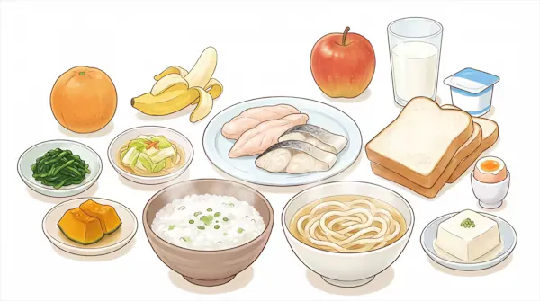 消化の良い食品例