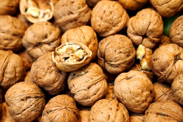 たくさんのクルミ