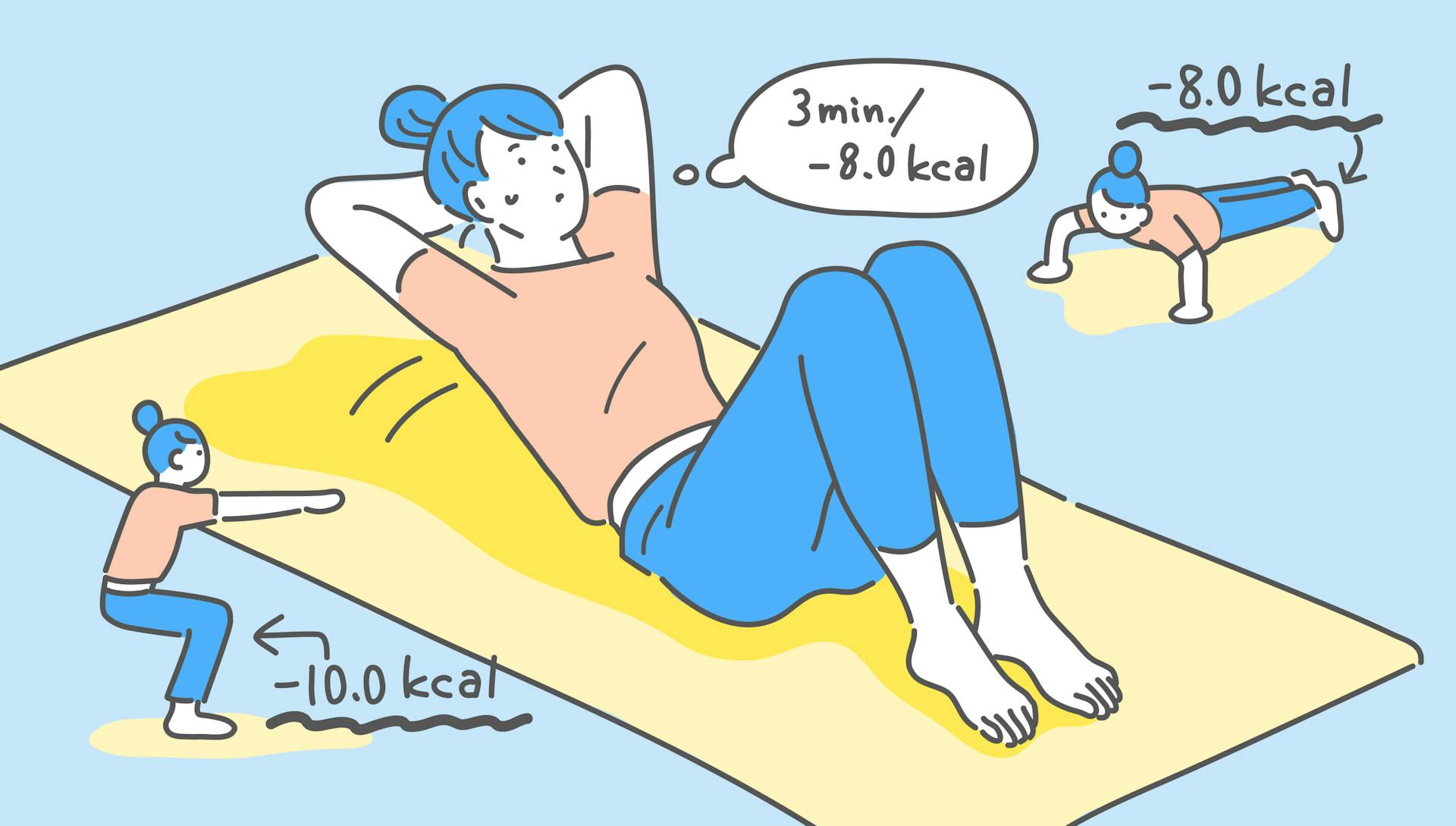 筋トレのメニュー別消費カロリーは？計算方法とカロリー消費の工夫のサムネイル