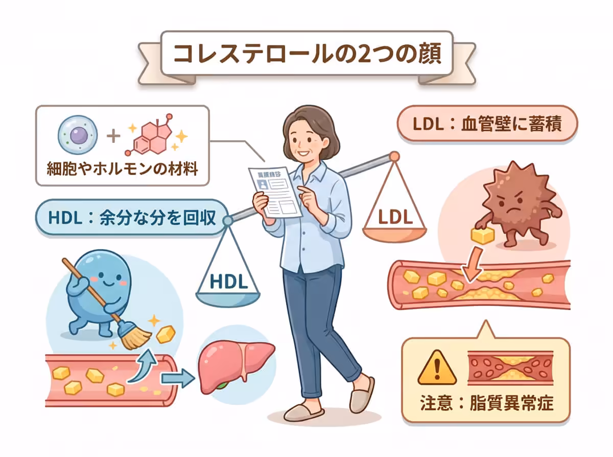 コレステロールの2つの顔