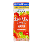 充実野菜 朱衣にんじんミックス 200ml×24本 紙パック