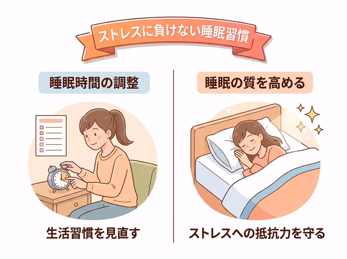 快適な睡眠を心掛ける