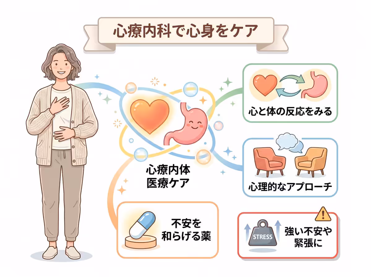 心療内科で心身をケア