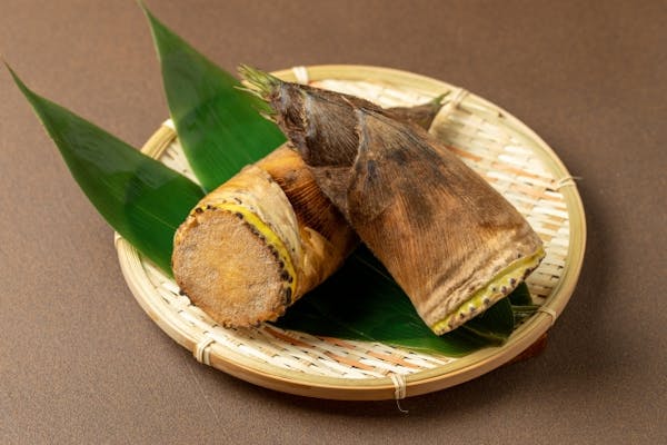 ザルにのったたけのこ