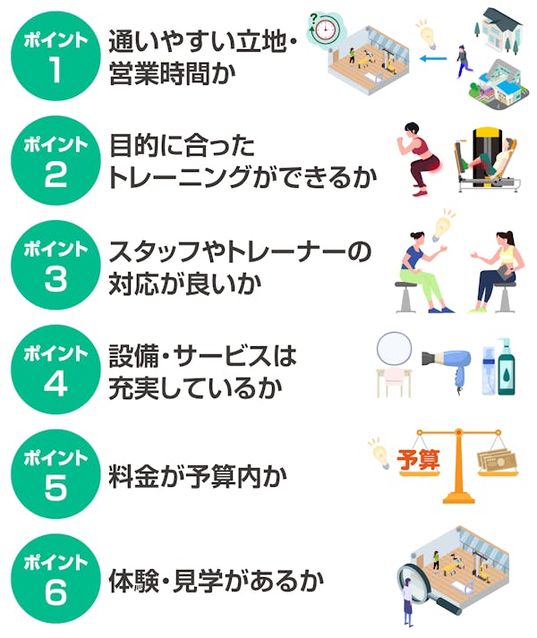 大阪の女性専用パーソナルジムを選ぶときのポイント