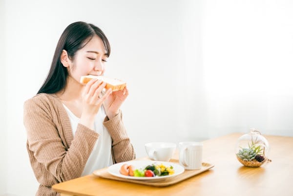 朝ごはんの様子