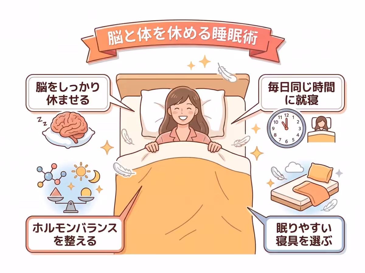 脳と体を休める睡眠術